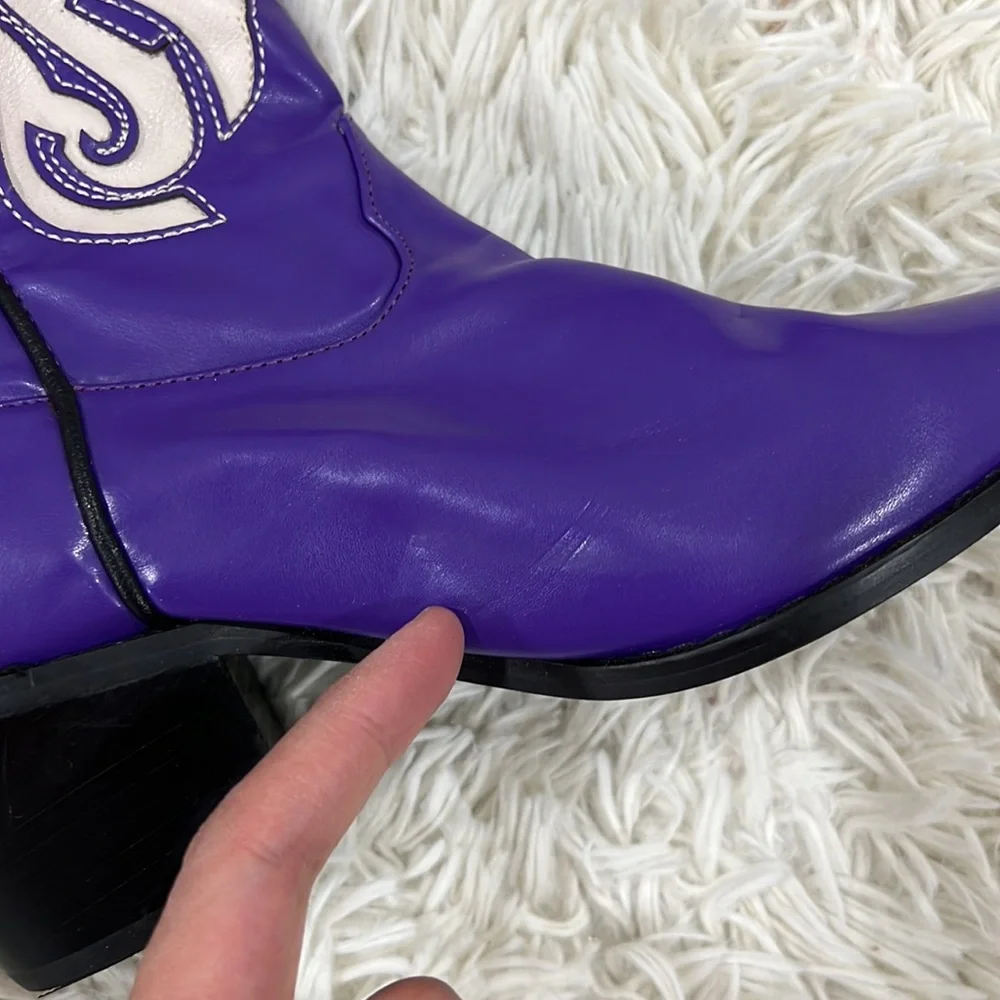 Billini Purple Norva Cowboy Boots